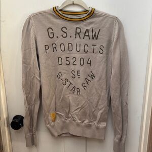 G-Star Gray sweater size small men or women’s